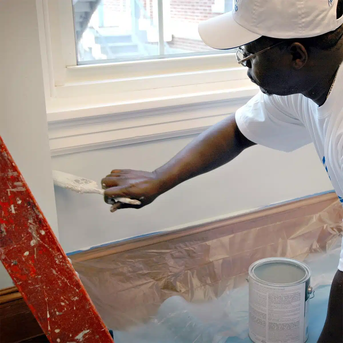 9x12 Plastic Drop Cloth - Image 4