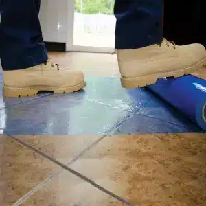 Blue Floor Surface Protecton