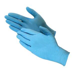 X Large Powder Free ShuBee Black Gauntlet Silver Edition Black Nitrile Gloves 