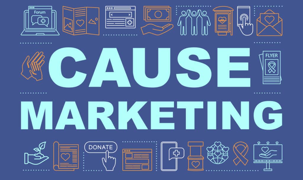 Cause marketing concept