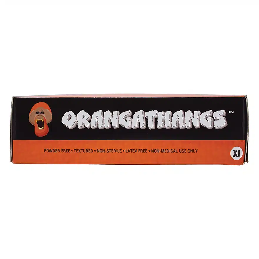 ShuBee® Orangathangs® Orange Nitrile Gloves - ShuBee