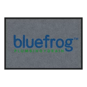 Blue Frog Logo Mat