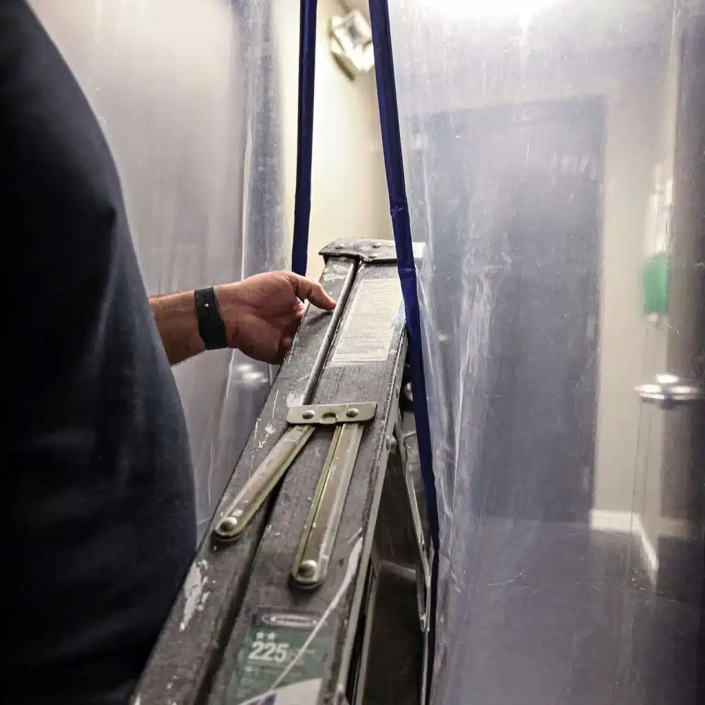 Magnetic opening for Dust Containment