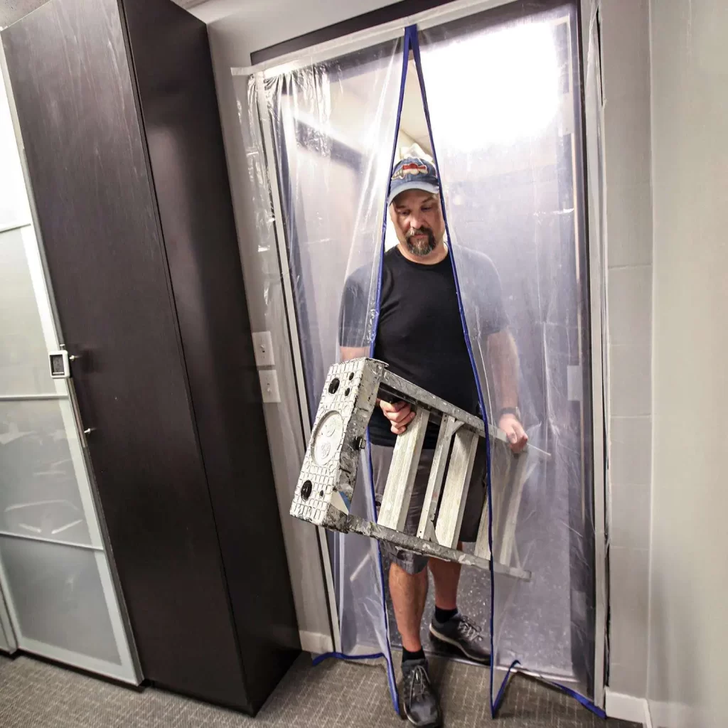 Dust Containment Door Kit with magnetic opening