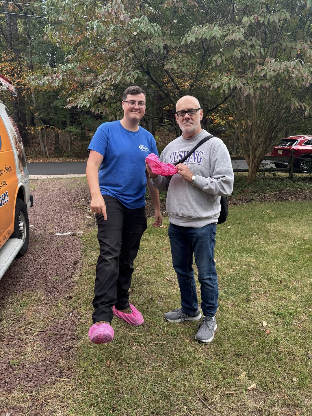 Service professional participating in ShuBee Covered For The Cause campaign